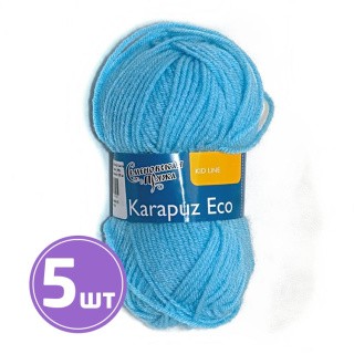 Пряжа Семеновская Karapuz Eco (3), голубой 5 шт. по 50 г