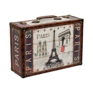 Декоративная шкатулка-чемоданчик «Paris» Декоративная шкатулка-чемоданчик «Paris»