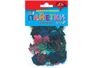 Декоративные пайетки «Листочки» Декоративные пайетки «Листочки»