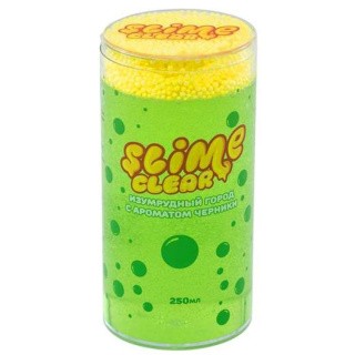Лизун «Slime» Clear-slime «Изумрудный город» с ароматом черники, 250 г