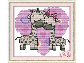 Набор для вышивания «Милые жирафы»