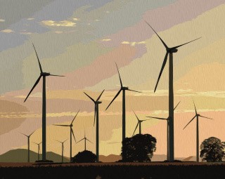 Картина по номерам «Природная энергия» Картина по номерам «Природная энергия»