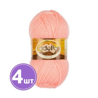 Пряжа Adelia IVIA (113), розовый, 4 шт. по 62.5 г Пряжа Adelia IVIA (113), розовый, 4 шт. по 62.5 г