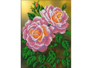 Набор вышивки бисером «Розовые розы»