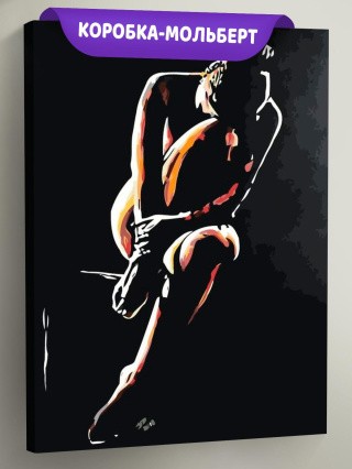 Картина по номерам «Силуэт» Картина по номерам «Силуэт»