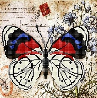 Рисунок на ткани «Бабочка 4»