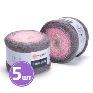 Пряжа YarnArt Flowers Merino (544), мультиколор, 5 шт. по 225 г