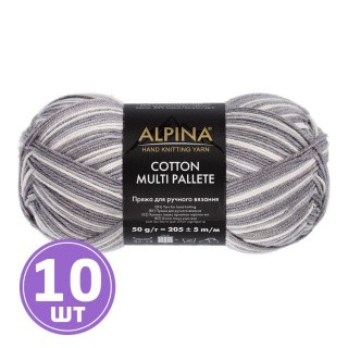 Пряжа Alpina COTTON MULTI PALLETE (03), мультиколор, 10 шт. по 50 г