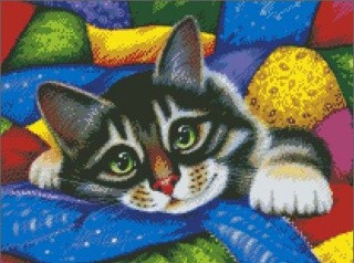 Алмазная вышивка «Кот» Алмазная вышивка «Кот»
