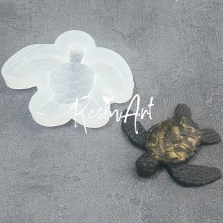 Черепашка №2 3D small - Силиконовый молд, ResinArt Черепашка №2 3D small - Силиконовый молд, ResinArt