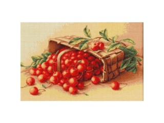 Набор для вышивания «Корзина с вишней» Набор для вышивания «Корзина с вишней»
