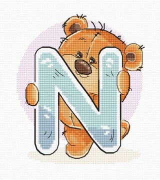 Набор для вышивания «Буква N» Набор для вышивания «Буква N»