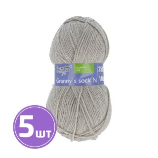 Пряжа Семеновская Granny`s sock N (526), самородок 5 шт. по 100 г