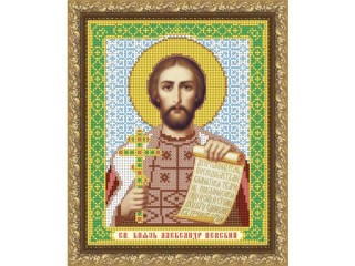 Рисунок на ткани «Св. князь Александр Невский»