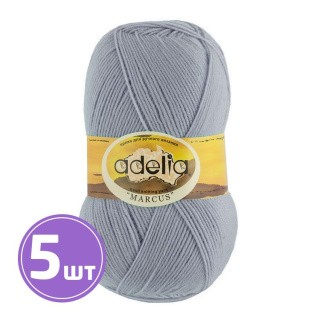 Пряжа Adelia MARCUS (№26), светло-серый, 5 шт. по 100 г Пряжа Adelia MARCUS (№26), светло-серый, 5 шт. по 100 г