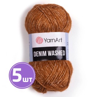 Пряжа YarnArt Denim Washed2 (Деним вошд 2) (916), меланж коричневый, 5 шт. по 50 г Пряжа YarnArt Denim Washed2 (Деним вошд 2) (916), меланж коричневый, 5 шт. по 50 г