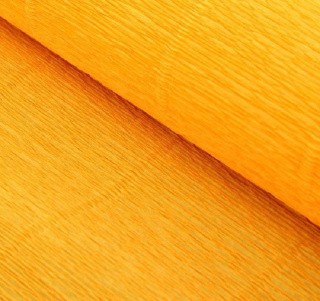 Бумага гофрированная, цвет: светло-оранжевая, 2,5 м, Color KIT