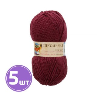 Пряжа Пехорка Школьная (040), цикламен, 5 шт. по 50 г Пряжа Пехорка Школьная (040), цикламен, 5 шт. по 50 г
