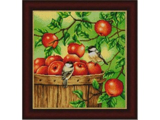 Рисунок на ткани «Яблоки»