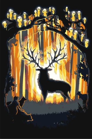Картина по номерам «Дух леса»