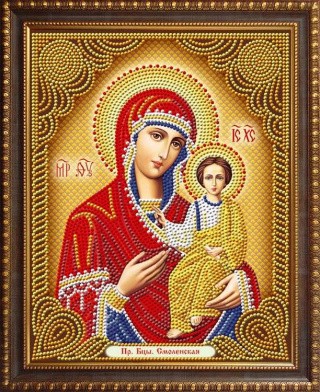 Алмазная вышивка «Икона Божией Матери Смоленская»