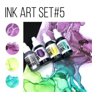 Набор алкогольных чернил, Set#5, Craft Alcohol INK