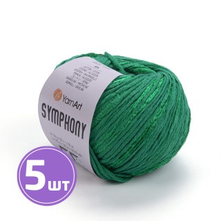 Пряжа YarnArt SIMPHONY (Симфония) (2111), зелено-бирюзовый, 5 шт. по 50 г
