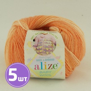 Пряжа ALIZE Baby wool batik design (7720), мультиколор, 5 шт. по 50 г Пряжа ALIZE Baby wool batik design (7720), мультиколор, 5 шт. по 50 г