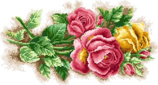 Набор для вышивания «Пышные розы»
