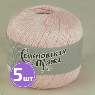 Пряжа Семеновская пряжа Mone (34231), бледная роза+В_х1, 5 шт. по 100 г