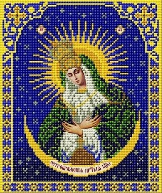 Рисунок на ткани «Богородица Остробрамкая»