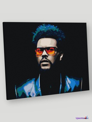 Картина по номерам «Музыкант The Weeknd Викенд 14»