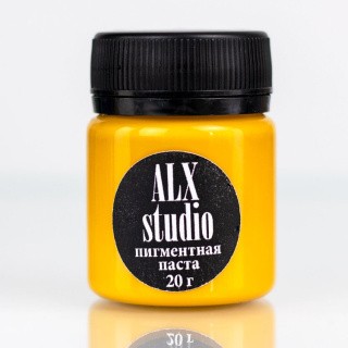 Краситель для эпоксидной смолы желтый, 20 г, ALX Studio