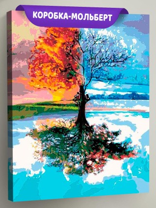 Картина по номерам «Четыре сезона»