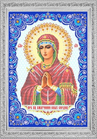 Рисунок на ткани «Пресвятая Богородица Умягчение злых сердец»