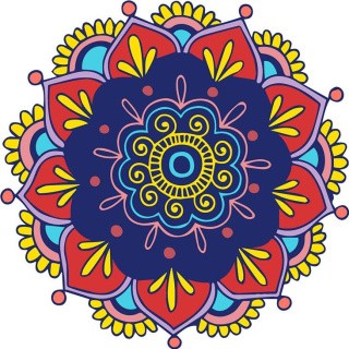 Картина по номерам «Красочная мандала» Картина по номерам «Красочная мандала»