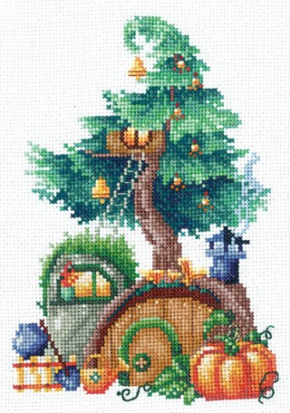Набор для вышивания «Домики на дереве. Щедрый»