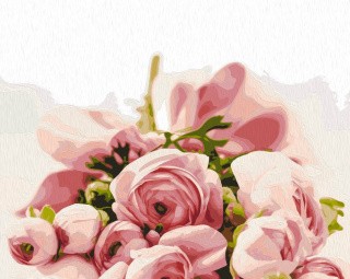 Картина по номерам «Розовые розы»