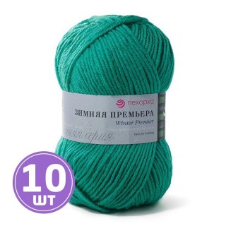 Пряжа Пехорка Зимняя премьера (1407), изумрудный город, 10 шт. по 100 г Пряжа Пехорка Зимняя премьера (1407), изумрудный город, 10 шт. по 100 г