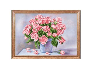 Рисунок на ткани «Ароматные розы»