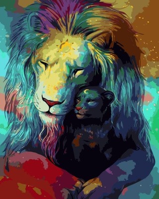 Картина по номерам «День и ночь» Картина по номерам «День и ночь»