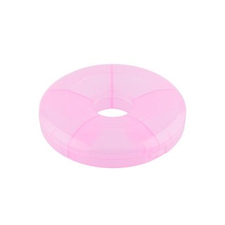 Контейнер пластиковый, цвет: розовый, прозрачный, Gamma