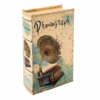 Шкатулка-книга «Фонограф», 17х11х5 см, Gamma Шкатулка-книга «Фонограф», 17х11х5 см, Gamma