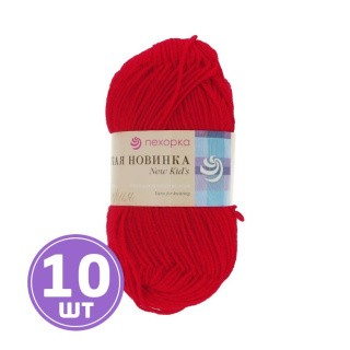 Пряжа Пехорка Детская новинка (006), красный, 10 шт. по 50 г Пряжа Пехорка Детская новинка (006), красный, 10 шт. по 50 г
