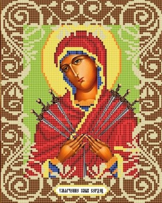 Рисунок на ткани «Богородица Умягчение злых сердец»