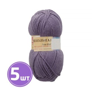 Пряжа Пехорка Школьная (484), баклажан, 5 шт. по 50 г Пряжа Пехорка Школьная (484), баклажан, 5 шт. по 50 г