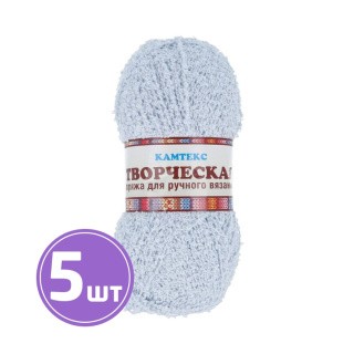 Пряжа Камтекс Творческая (008), серебристый, 5 шт. по 100 г Пряжа Камтекс Творческая (008), серебристый, 5 шт. по 100 г