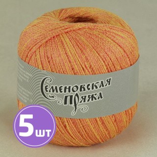 Пряжа Семеновская Mone (15822), лимон-коралл 5 шт. по 100 г Пряжа Семеновская Mone (15822), лимон-коралл 5 шт. по 100 г
