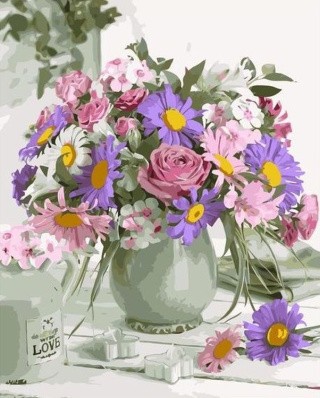 Картина по номерам «Нежность в цветах» Картина по номерам «Нежность в цветах»
