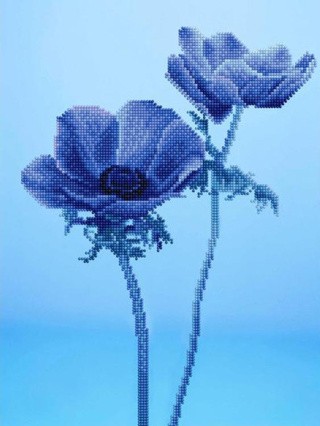 Алмазная вышивка «Голубое» Алмазная вышивка «Голубое»